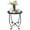 Set of 1, variant on 1 Pack Outdoor Side Table, 14 Inch Small Round Outdoor End Table Metal Side Table, Weather Resistant Steel Patio Side Table for Patio Yard Balcony Garden Black