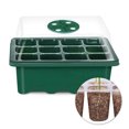 thumbnail image 2 of Garden Seedling Tray, Growth Control Seed Starter Tray Reusable  Ventilation Transparent  for Plant, 2 of 8