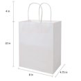 thumbnail image 3 of Bolsa de papel kraft bagmad de 8 x 12 x 25 cm con asas, 100 unidades, 3 of 8