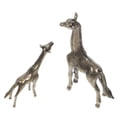 thumbnail image 2 of 2 exquisitas esculturas de jirafa de latón para decoración del hogar, figuras de jirafa de madre e hijo, adornos de animales de estilo retro para escritorio., 2 of 6