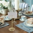 thumbnail image 3 of Miangastore 8pcs Mini Place Card Holders Wedding Table Number Holders Wire Photo Holders, 3 of 8