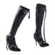 thumbnail image 5 of Figuras de acción 1:6, botas altas, botas de tacón alto para muñeca de 12, zapatos de muñeca con articulación esférica, botas para cuerpo femenino negro, 5 of 8