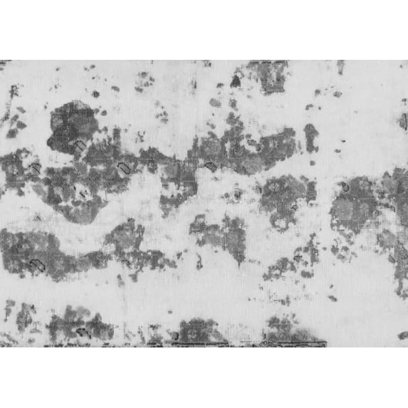 Ahgly Company Indoor Rectangle Abstract Gray Modern Area Rugs, 2' x 3'