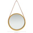 thumbnail image 4 of vidaXL Wall Mirror with Strap 40 cm Gold, 4 of 4