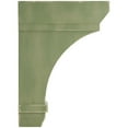 thumbnail image 3 of 2 1/4"W x 5"D x 7"H Stockport Wood Vintage Decor Bracket, Restoration Green, 3 of 5