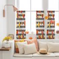 thumbnail image 4 of Maple Leaf Sheer Curtains for Living Room Bedroom, Fall Leaves Light Filtering Sheer Curtain Rod Pocket Voile Window Treaments Drapes, 52 x 54 Inches, 4 of 9