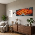thumbnail image 2 of Canvas Wall Art for Living Room - Large Red Tree of Life Canvas Prints, Modern Abstract Nature Painting Wall Decor for Bedroom Bathroom and Office, 2 of 7