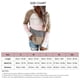thumbnail image 4 of Suéter de punto con bloques de color y mangas largas para una comodidad diaria, talla M Sudadera con capucha rosa suave, 4 of 4