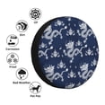 thumbnail image 4 of Sikiie Dragon PVC Leather Spare Tire Wheel Cover Spare Tire Cover, for Car Truck SUV Camper Trailer Universal Fit(14-17in)-17 inch, 4 of 6