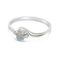 thumbnail image 3 of 14k White Gold Freshwater Cultured Pearl And Diamond Ring, 3 of 6