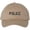 Khaki With Black Text, variant on POLICE Unstructured Dad Hat Low Profile Adjustable Baseball Cap for Security, Guard & Law Enforcement Uniforms (WhiteWithGoldText)