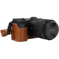 thumbnail image 1 of MegaGear Ever Ready Leather Camera Half Case Compatible with Sony Alpha A6600, 1 of 6