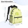 thumbnail image 4 of Picia Cute Frog3 Large Capacity Backpack Classic Style Backpack Casual Backpack Water-Resistant School Work Travel Outdoor Backpack, 4 of 8