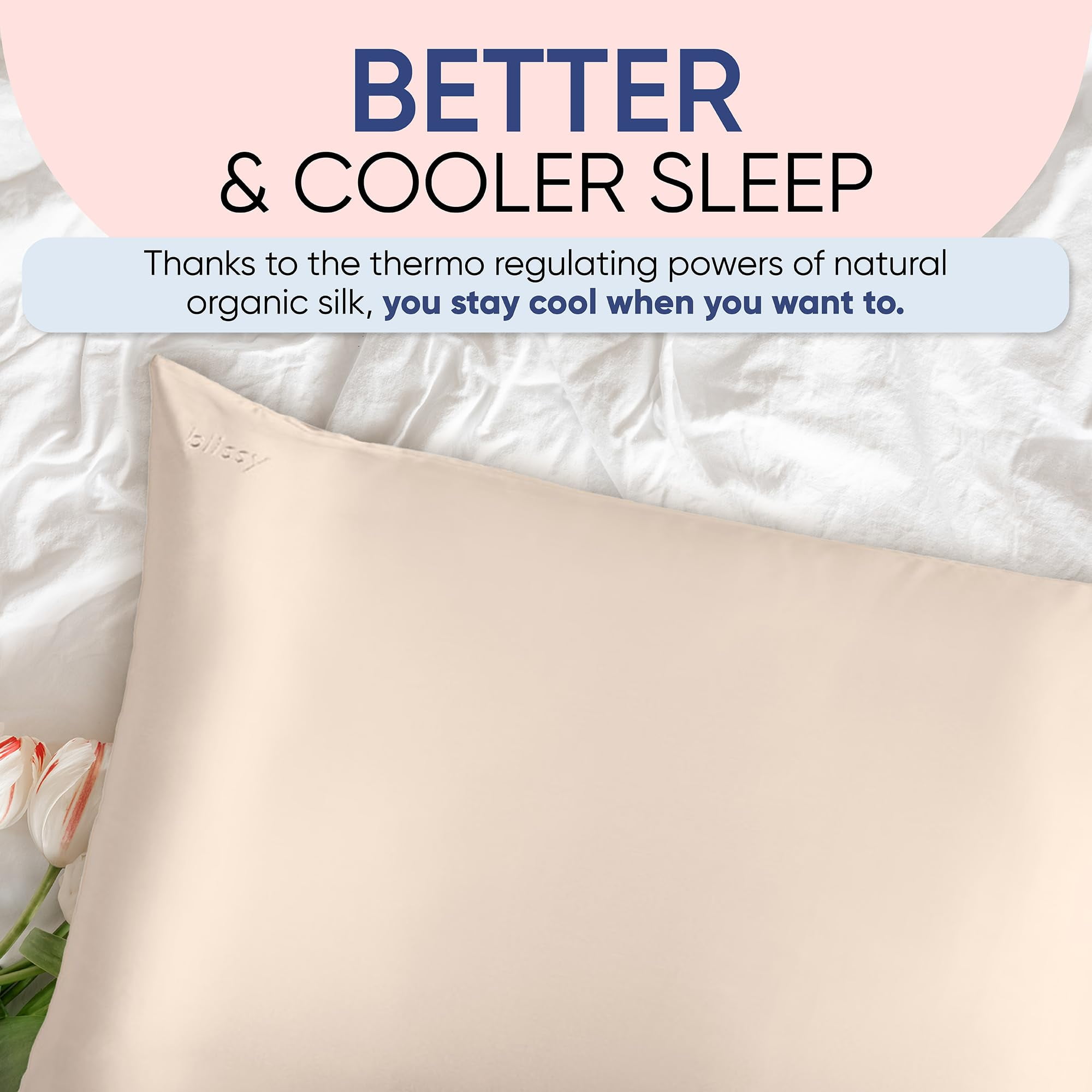 Blissy Silk Pillowcase - King