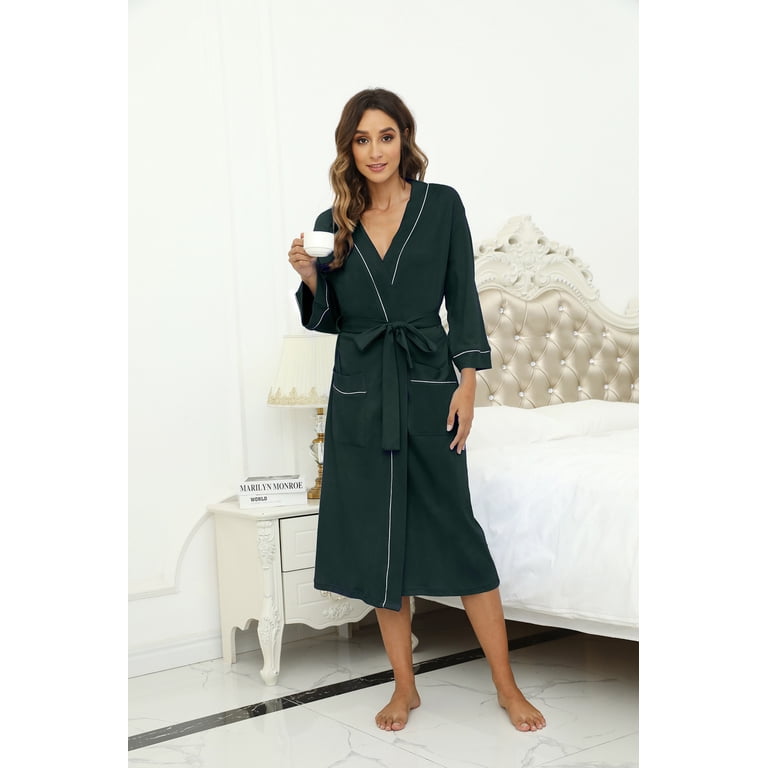 knee length dresses for ladies Indigo Women's Robe 3XL