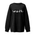 thumbnail image 1 of Sudadera para mujer Sudaderas de cuello redondo Festival Moda Otoño Impreso Blusa de manga larga suelta Casual Pullover Tops Sudadera Odeerbi ODB-5, 1 of 5