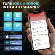 KINGBOLEN Ediag Elite OBD2 Bluetooth Car Scanner, Bi-Directional Control Scan Tool for iOS & Android with All System Diagnostic, 15+ Hot Reset, CANFD Protocol, FCA AutoAuth,Free Lifetime Update