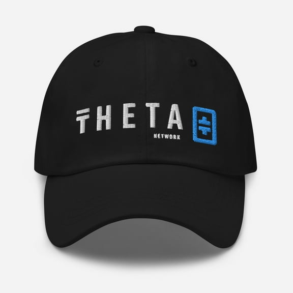 Theta Network Hat Theta Cap Theta Dad Hat Theta Network Baseball Hat Theta Baseball Cap Theta Crypto Hat Theta Crypto Dad Hat Theta Network (Black)