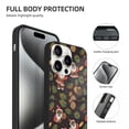 thumbnail image 4 of General Christmas Nowman Pattern Cartoon Cute Apple 15 Soft Glass Phone Case (Triple Camera) TPU Standard Cover, 4 of 8