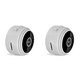 thumbnail image 2 of 2 Uds 1080P Cámara IP Soporte 360 ​​grados Cámara Seguridad Del (blanco), 2 of 8