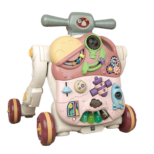 Andador Multifuncional Para Bebés, Andador Para Niños Pequeños Con Luces, Música, Andador Ajustable, Juguete Colorido Para Exteriores, Andador Divertido Para Niños, Parque, Sala De Estar sonducket FN003542-02