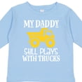 thumbnail image 4 of Inktastic Construction My Daddy Still Plays with Trucks Boys or Girls Long Sleeve Toddler T-Shirt, 4 of 5