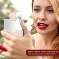 thumbnail image 4 of Hand-held small mirror beauty mirror stainless steel makeup mirror, 4 of 5