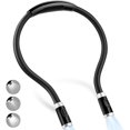thumbnail image 1 of HAHDAXIA Rechargeable LED Book Light, Neck Hug Reading Lights for Relaxed Reading in Bed, 3 Brightness Levels, Hand-Free Super Flexible & Movable. Perfect for Bookworms, Kids, Reading in Car,, 1 of 6