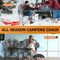 thumbnail image 5 of NAIZEA Outdoor Heated Chair - Heated Camping Chair,Oversized Heated Chairs, Outdoor Sports Chair, Folding Chair for Patio, Outdoor Travel Wide&Thick Padding, 5 of 7