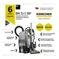 thumbnail image 2 of Aspiradora Industrial Karcher Tipo Mochila C/ Batería BV 5/1, 2 of 4
