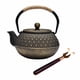 thumbnail image 1 of Tetera de hierro fundido, tetera con infusor, tetera japonesa para hervir agua caliente para parrilla, restaurante, cocina, hogar, 1 of 9