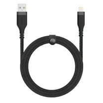 Liquipel Powertek USB-A to Lightning Woven Cable - Black