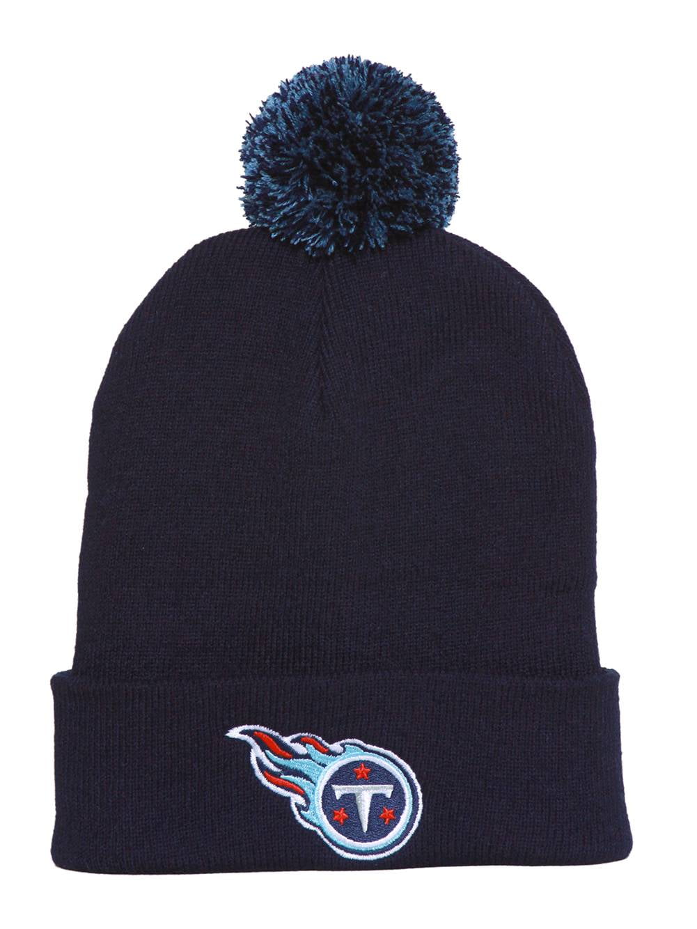 Tennessee Titans Beanie with Pom Navy by Team NFL