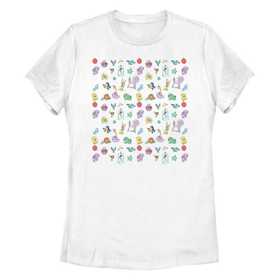 Women's Disney Princesses Icons Graphic T-Shirt