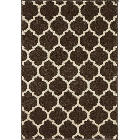 Brown Striped Rug - Unique Loom Philadelphia Trellis Rug