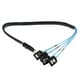 thumbnail image 4 of Cable de alimentación Mini Sas 36p Sff 8087 a 4 objetivos de 7 pines y 90 pines 0.5M, 4 of 9