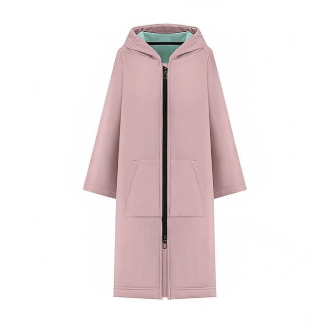 Abbraccia Poncho cálido con capucha para niños, entrenamiento acuático, toalla de secado rápido, bata de spa de invierno para adultos.