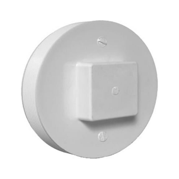 Charlotte Pipe PVC 00106 0600HA Schedule 40 DWV Pipe Plug, 1-1/2 In. MPT - Quantity 50