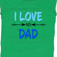 thumbnail image 4 of Inktastic I Love My Dad Fathers Day Boys or Girls Baby Bodysuit, 4 of 5