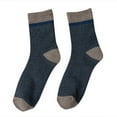 thumbnail image 2 of JUUYY Cushion Crew Sock for Men - Comfortable Cotton Socks - Moisture-Wicking Socks - (1 Pair) Dark Gray Free Size, 2 of 3