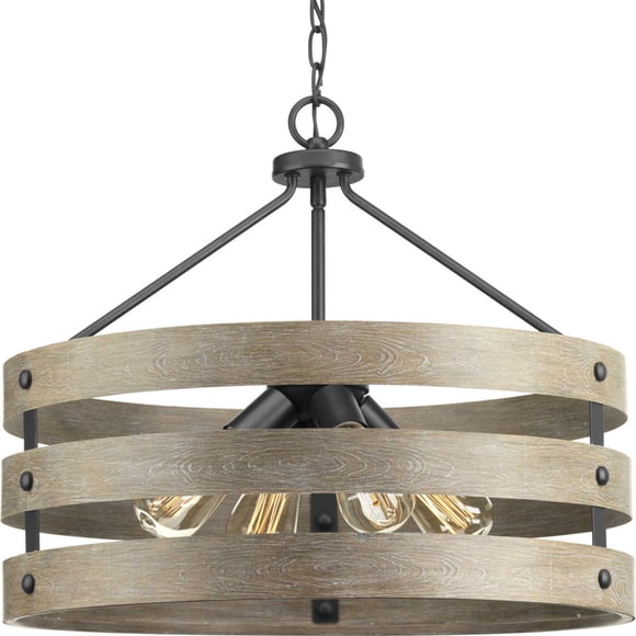 Progress P500023-143 Gulliver 4-Light Modern Ceiling Pendant, 21.63" 300W