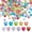 11 Colors - 660pcs, variant on MATROOY Transparent Acrylic Heart Beads AB Color Dyed Glossy Flat Loose Spacer Bead 8mm-White - 400pcs