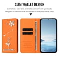 thumbnail image 4 of Tianyeda for XiaoMi RedMi Note 15 PRO 5G Case for Samsung Galaxy S26Ultra Wallet case Phone Cover with RFID Blocking Credit Card Holder Flip Book For Women Orange, 4 of 5