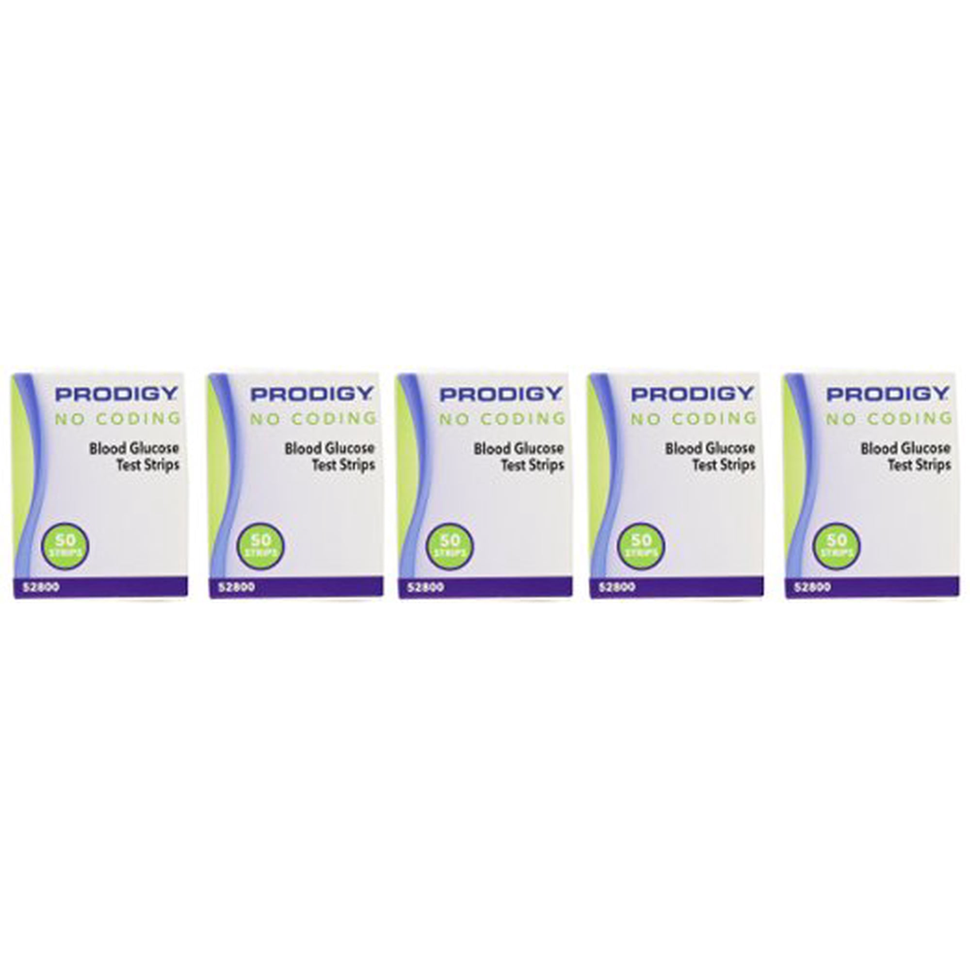 Prodigy Test Strips Box of 50 - 5 Pack