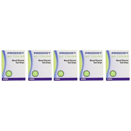 Prodigy Test Strips Box of 50 - 5 Pack