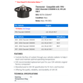 thumbnail image 2 of Thermostat - Compatible with 1996 - 2002 Chevy C3500HD 6.5L V8 L65 VIN F 1997 1998 1999 2000 2001, 2 of 2