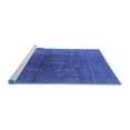 thumbnail image 2 of Ahgly Company Machine Washable Indoor Rectangle Oriental Blue Industrial Area Rugs, 3' x 5', 2 of 4