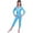Light Blue, variant on Girl Unitard Velvet Costume