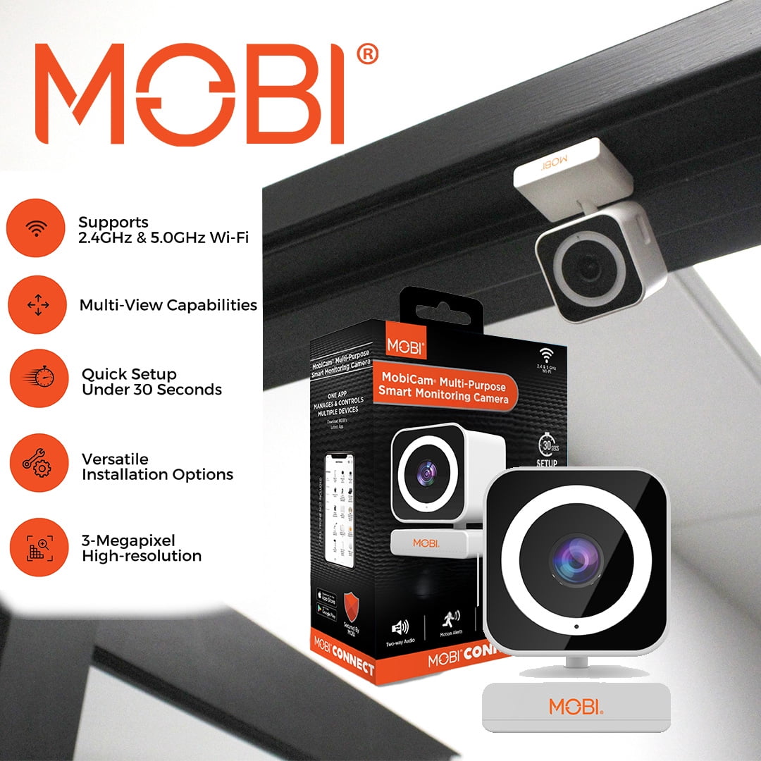 MobiCam MP Smart Baby & Nursery Monitoring Camera with Dual band and BLE Connectivity