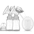 thumbnail image 1 of Extractor de leche eléctrico Extractor de leche eléctrico con botella de almacenamiento de leche materna Bolsas de leche materna con cojín de calor frío (blanco), 1 of 4